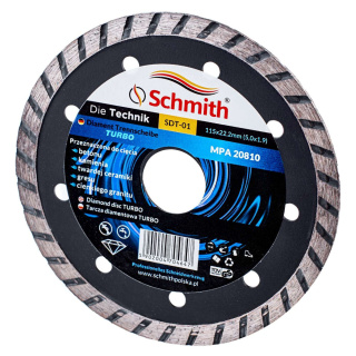 Tarcza diamentowa Turbo 230x22,2 mm Schmith