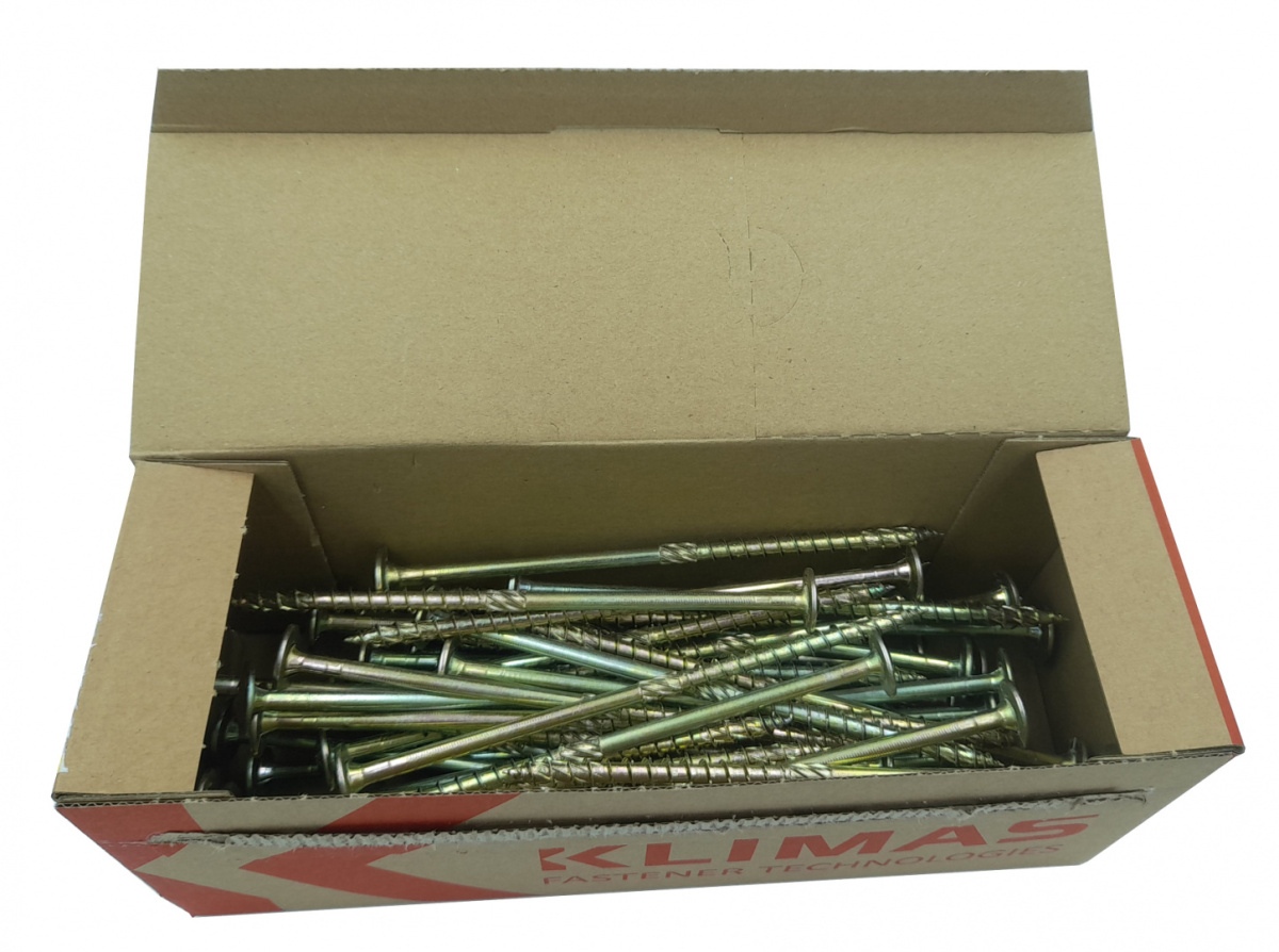 Wkręty ciesielskie łeb podkładkowy gniazdo TX 8,0 x 160 mm (25 szt) Wkręty ciesielskie łeb podkładkowy gniazdo TX 8,0 x 160 mm (25 szt)