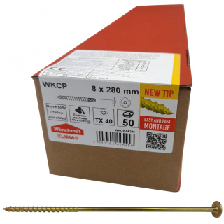 Wkręty ciesielskie łeb talerzowy gniazdo TORX 8 x 280 mm (50 szt)