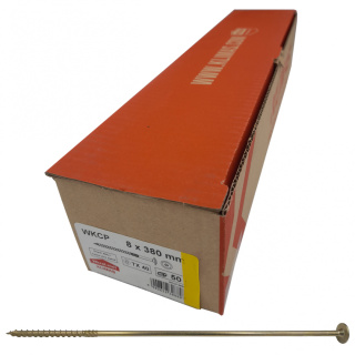 Wkręty ciesielskie łeb talerzowy gniazdo TORX 8 x 380 mm (50 szt)