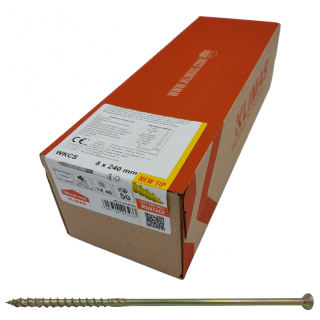 Wkręty ciesielskie łeb stożkowy gniazdo TORX 8 x 240 mm (50 szt)