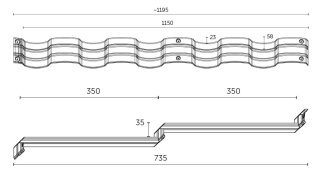 Blachodachówka modułowa Rialto D-MATT 7016 antracyt Budmat