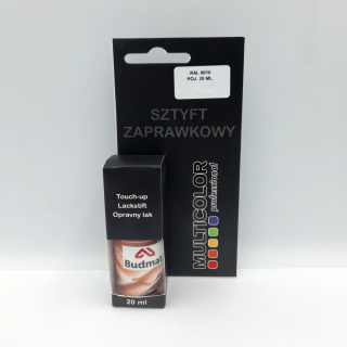 Lakier sztyft zaprawkowy 20 ml biały RAL 9010 Budmat