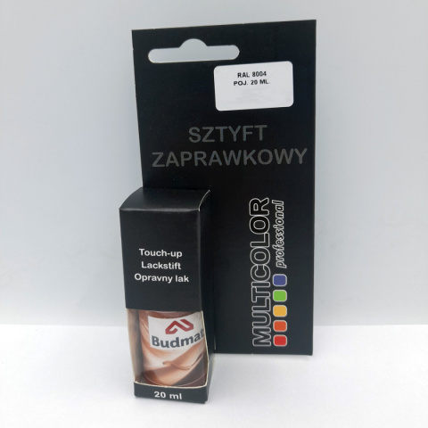 Lakier sztyft zaprawkowy 20 ml ceglasty RAL 8004 Budmat