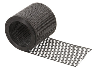 Kratka zabezpieczająca przed ptactwem 80 mm/5 mb czarna