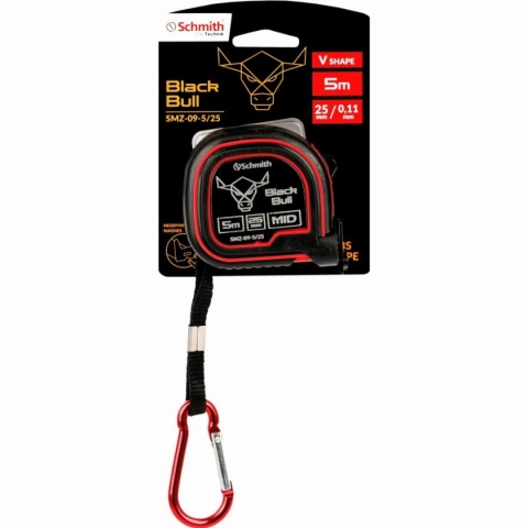 Miara zwijana 5 m/25 mm Black Bull Schmith