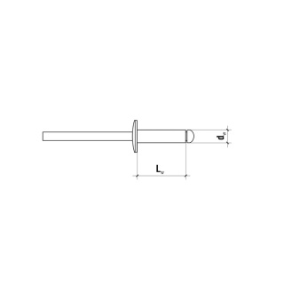 Nity zrywalne 4,0 x 14 mm 50 szt Wkręt-met