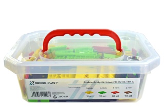 Podkładki dystansowe 2-5 mm 280 szt Krono-Plast