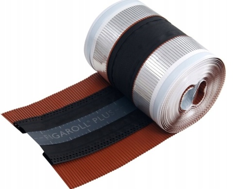 Taśma kalenicowa BMI Braas Figaroll Plus 280 mm rolka 10 m - czerwona