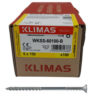 Wkręty dystansowe z łbem stożkowym gniazdo TORX 6 x 100 mm (100 szt)