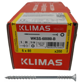 Wkręty dystansowe z łbem stożkowym gniazdo TORX 6 x 80 mm (200 szt)