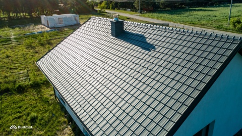 Blachodachówka płaska modułowa Como D-MATT Plus 7016 Budmat