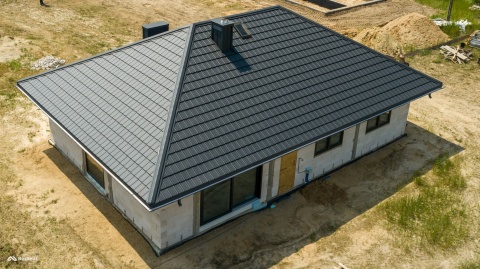 Blachodachówka płaska modułowa Como D-MATT Plus 7016 Budmat