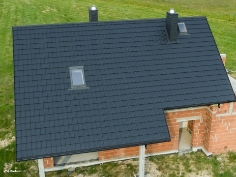 Blachodachówka płaska modułowa Como D-MATT Plus 7016 Budmat