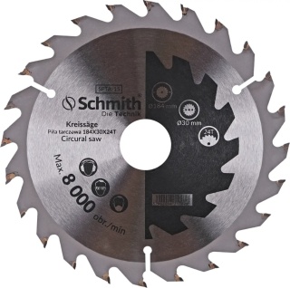 Piła tarczowa 184x30x24T Schmith