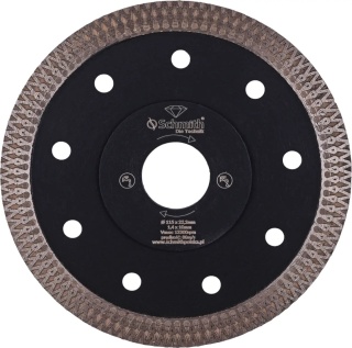 Tarcza diamentowa Premium Super Slim 115x22,2 mm Schmith